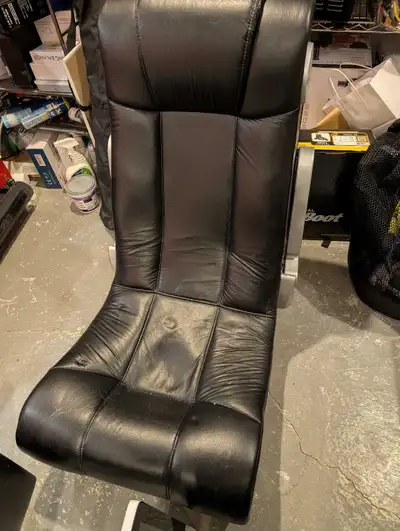 X rocker gaming chair with arms and speaker, View more