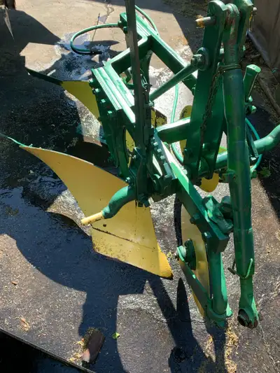 Two furrow plow with mechanism. antikickback plough is in excellent condition. Excellent sodbuster.