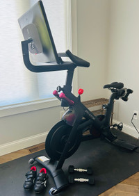 Peloton Bike + and accessories. Like new!