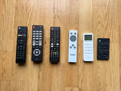 6 New Universal & Brand TV / Audio / Blind Remotes - Bundle, View more