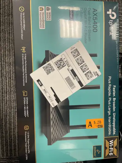 TP Link AX 5400 Router, View more