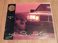 Mercedes-Benz 1986 300-Series Sales Brochure