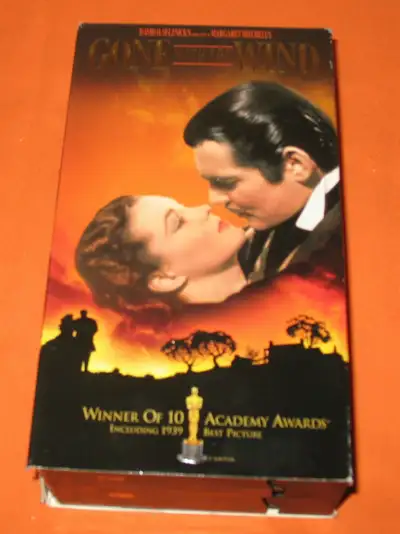 Gone With The Wind (VHS) Movie 2 Tape Box Set - Viewed Once - Like New - MGM - #207199 - Many others...