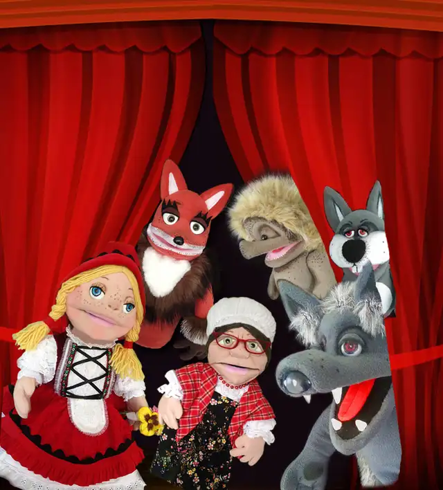 Fantastic PRIVATE PUPPET SHOW" Little Red Riding Hood" for Kids