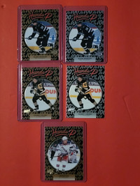 Upper Deck 2020-21 Hundo P Base & Gold Crosby, Wheeler & Fox