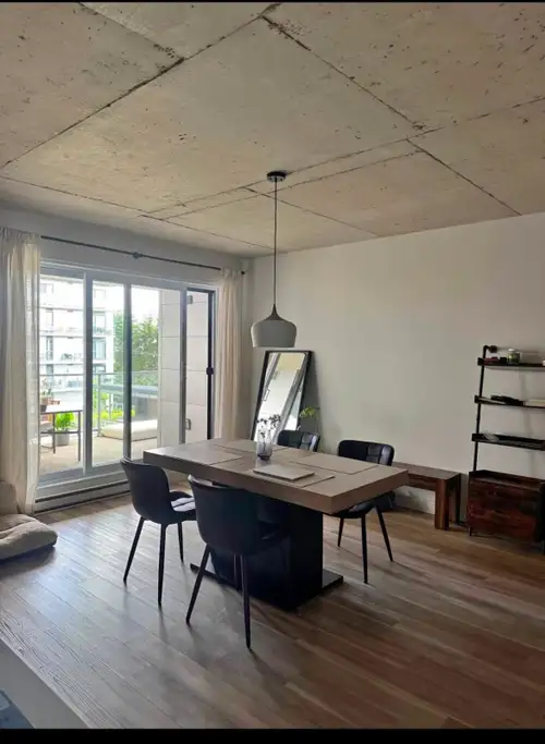 Superbe 4 et demi avec 2 salle de bain incluses. Droits aux animaux permis sous l'accord du propriét...