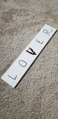 IT Loser Lover Wooden Plaque Hanging Sign Horror Collectible