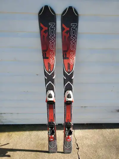 Salomon fury jr 120cm downhill skis , View more
