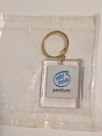 KEY CHAIN Intel Pentium Pro Processor Key Chain Rare