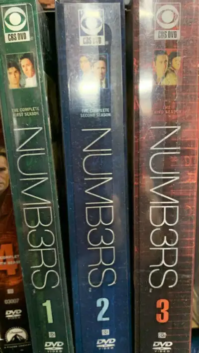 3 NUMBERS DVD SETS - Seasons 1,2,3 ( great shape ), View more