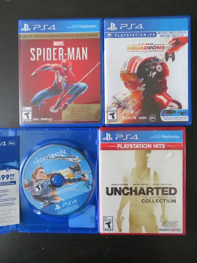 4 USED PS4 Games, View more