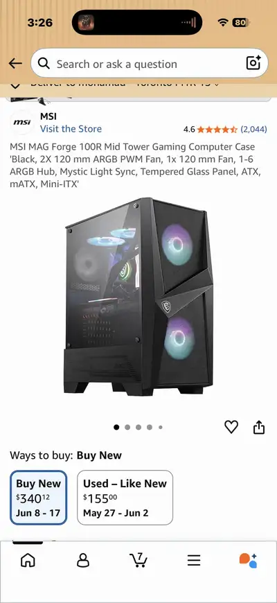 Free pc case msi, View more