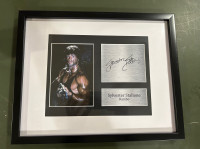 Rambo picture with autograph (Print)