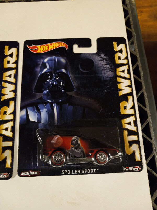 Hot Wheels Star Wars Premium Car Culture Real Riders Darth,R2 D2 in Toys & Games in Trenton - Image 3
