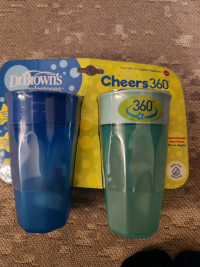  Dr Browns Cheers 360 Spoutless transition cup, 2 pack