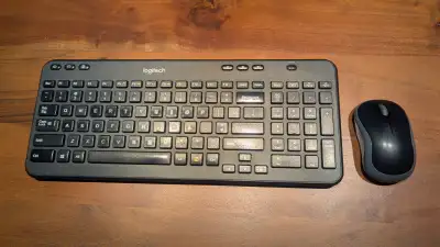 Logitech Wireless Keyboard and Mouse, View more