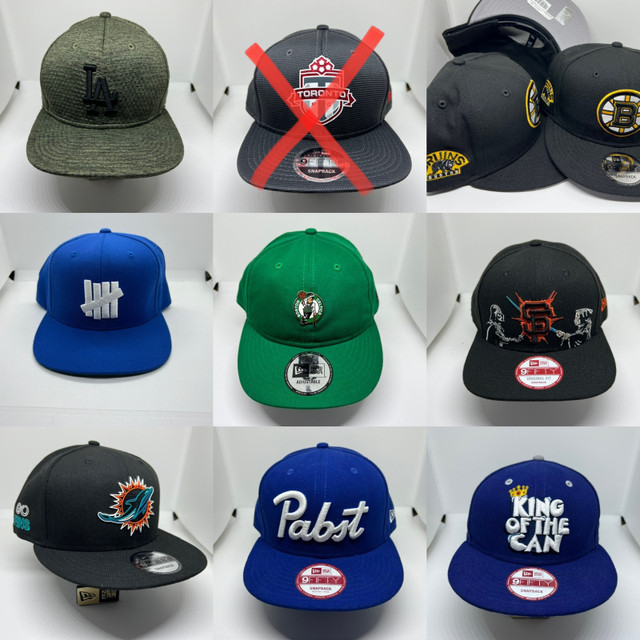  New Era Toronto MLB NBA MiLB Caps Hats in Other in Mississauga / Peel Region - Image 2