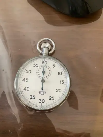 vintage stopwatch by tag heuer , View more