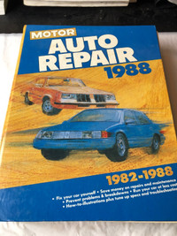 MOTOR 1982 - 1988 AUTO REPAIR MANUAL #M1132