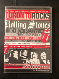 Toronto Rocks Sarstock 2 DVD set rolling stones