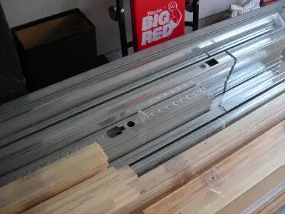 Steel framing Studs and Colonial  Pine Casing, View more