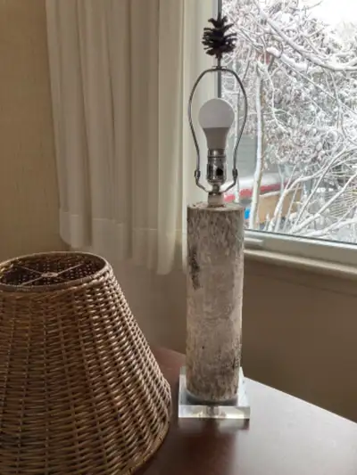 Real Birch lamp, View more
