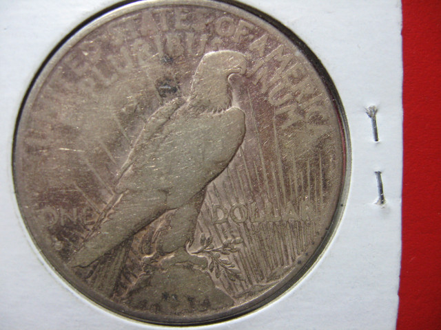 rare 1934s filled S Peace dollar in Arts & Collectibles in Victoria - Image 3