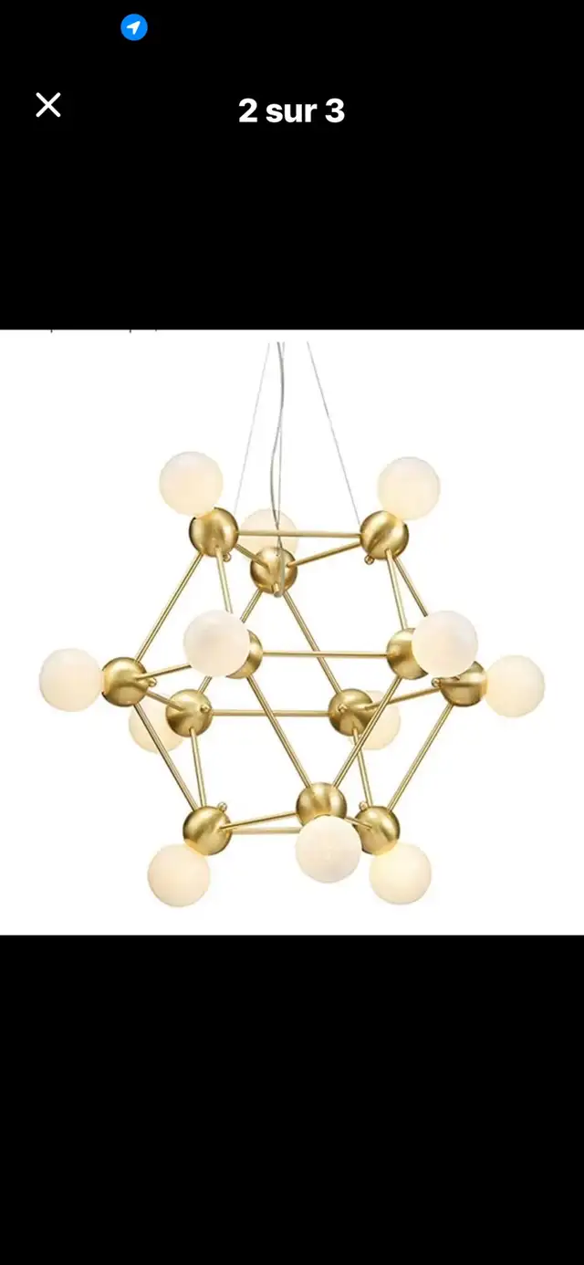 ZAANU Chandelier in Indoor Lighting & Fans in City of Montréal - Image 4
