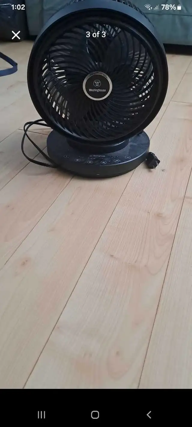 Westinghouse fan 62864360502401123