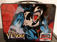 AVAILABLE FOR PICK UP VENOM FAN EXPO LUNCH BOX TIN 