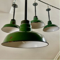 Antique Enamel Pendant Lights