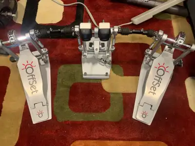 OFFSET DOUBLE BASS DRUM PEDAL (BRAND NEW), View more