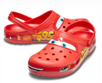 Crocs Classic Clog Lightning McQueen Cars - Size 9, 10, 11