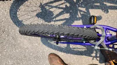 Kids bike with pegs needs breaks tighten, View more