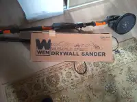 Barely used Drywall Sander WEN 6369 with Sandpaper