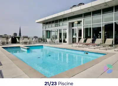 A louer Excellent condo 3-1/2 Tout meublé / inclus Localisation impeccable dans le quartier des spec...