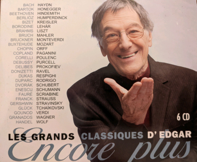 Coffret les grands classiques d'Edgar (6 cd) dans CD, DVD et Blu-ray  à Granby
