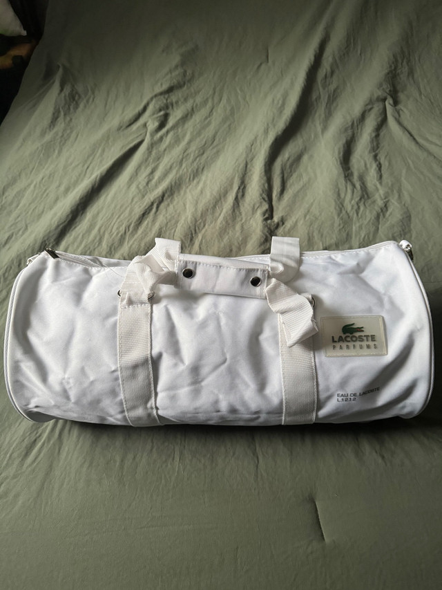 Lacoste white gym bag  in Women's - Bags & Wallets in Barrie