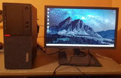 Lenovo Desktop with Monitor, View more
