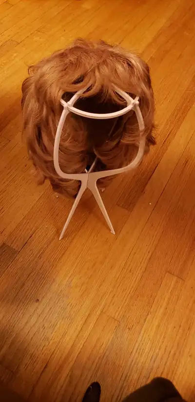 Curly Wheat  Short Blonde Wig, View more