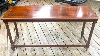 Gordons Mahogany Antique Accent Sofa Table, View more