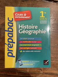 Livres d’exercices d’Histoire-Géographie (16- 17 ans ou 1ere)