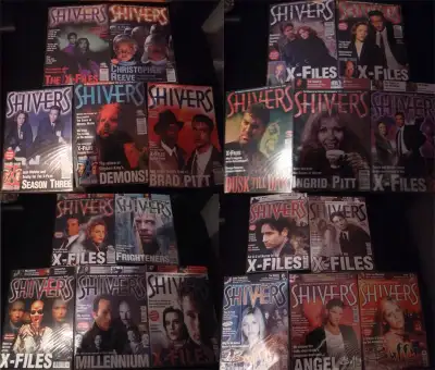 SELLING: Lot of 20 SHIVERS Magazines (all with X-FILES related content) I have for sale an assorted...