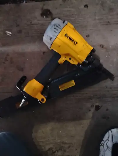 DeWalt nailer, View more