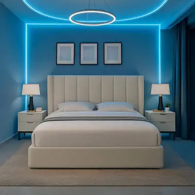 Never Used Bed With Storage Facility Available in Queen and King, View more