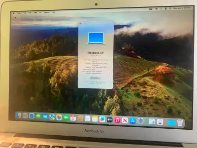 13“MacBook Air 2013 CPU i5 RAM 4G SSD 512G  （The speed of bootin, View more
