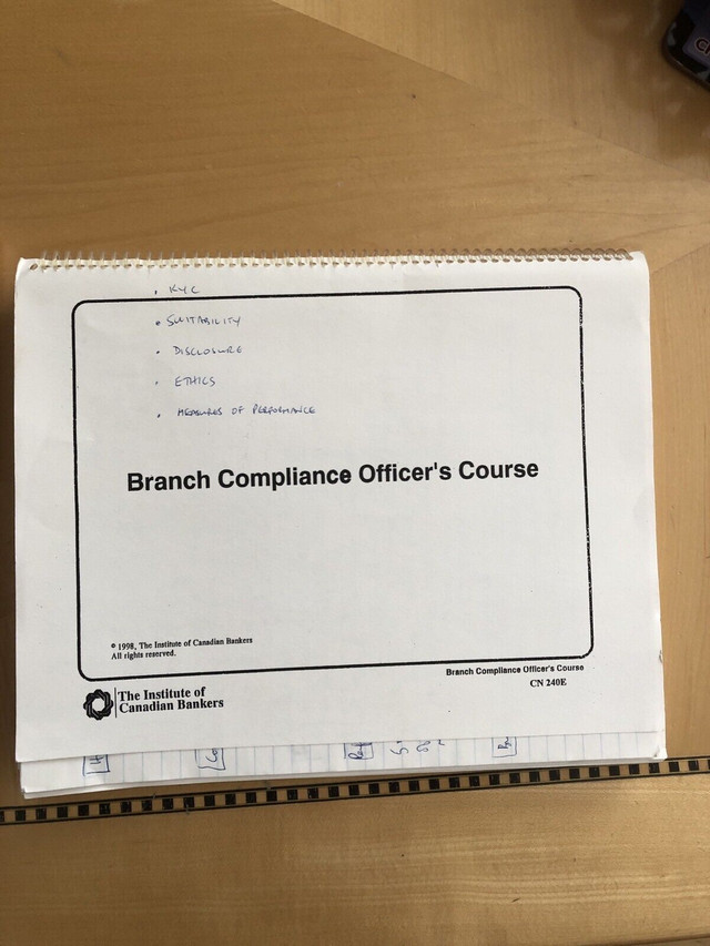 Branch Compliance Handbooks a in Textbooks in Ottawa - Image 2