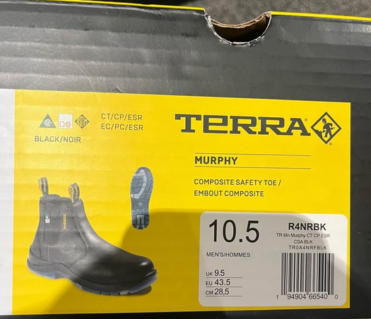 Terra men's safety boots, size 10.5 in Men's Shoes in City of Toronto - Image 3