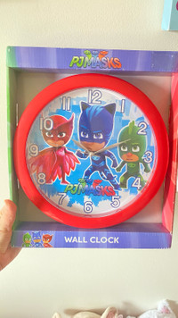 Pjs masks wall clock 