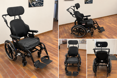 LIKE NEW SUPER TILT WHEELCHAIR - FREE DELIVERY, View more